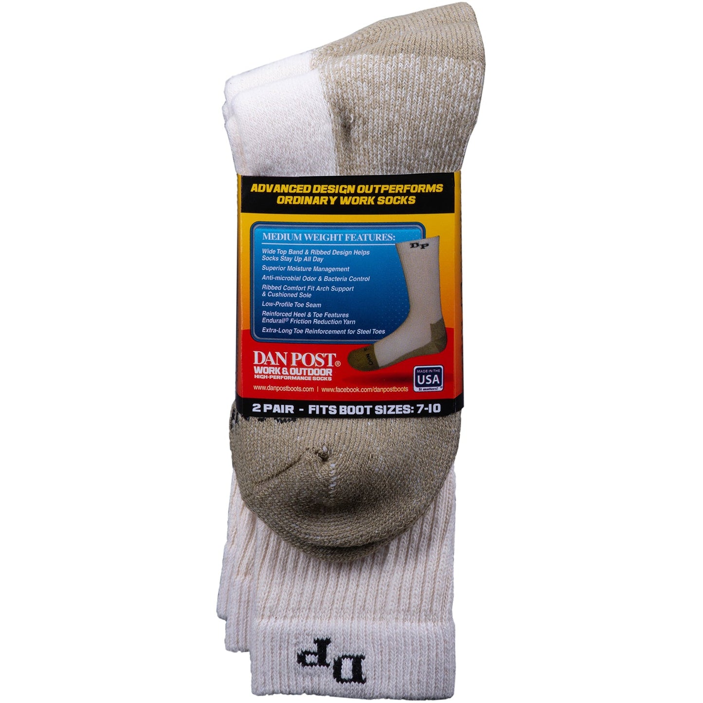 Medium Weight Steel Toe Socks