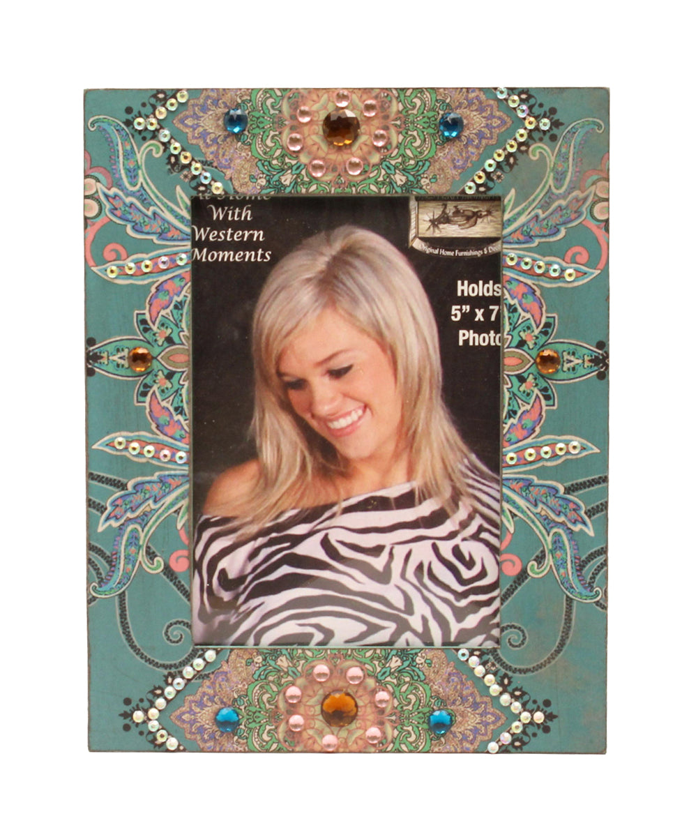 5x7 Paisley Photo Frame