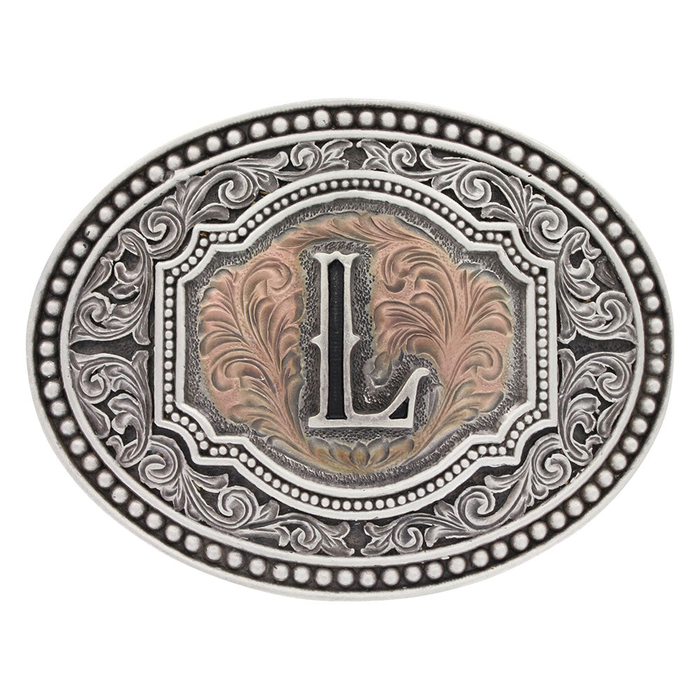 Attitude Two Tone L Initial Buckle