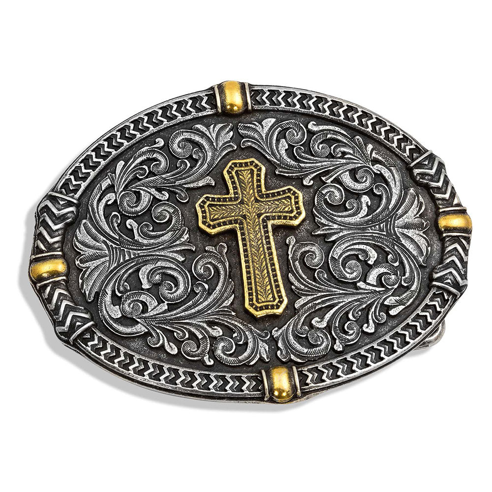 Two-Tone Center of Faith Cross