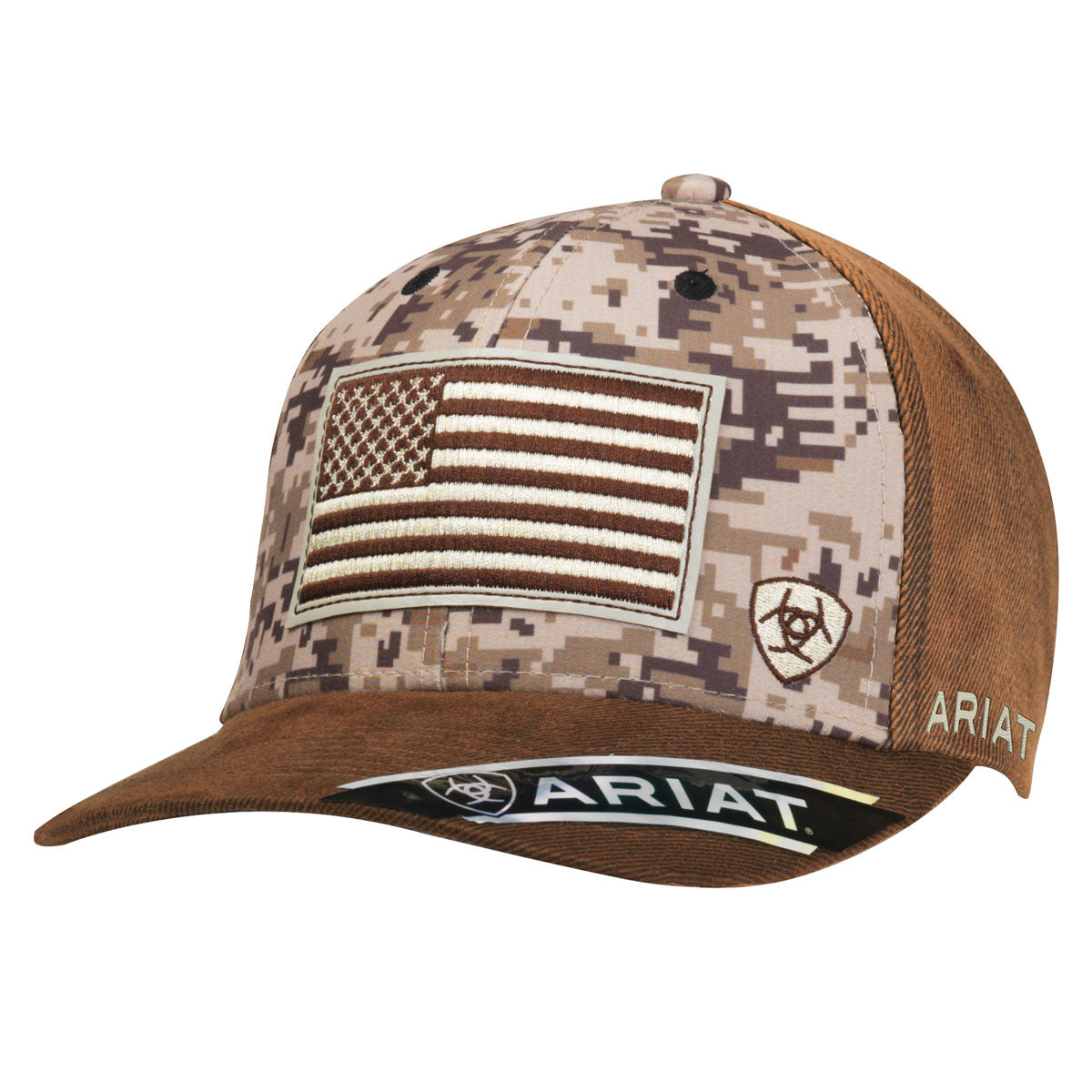 Ariat Mens SB Digital Camo Front USA Flag