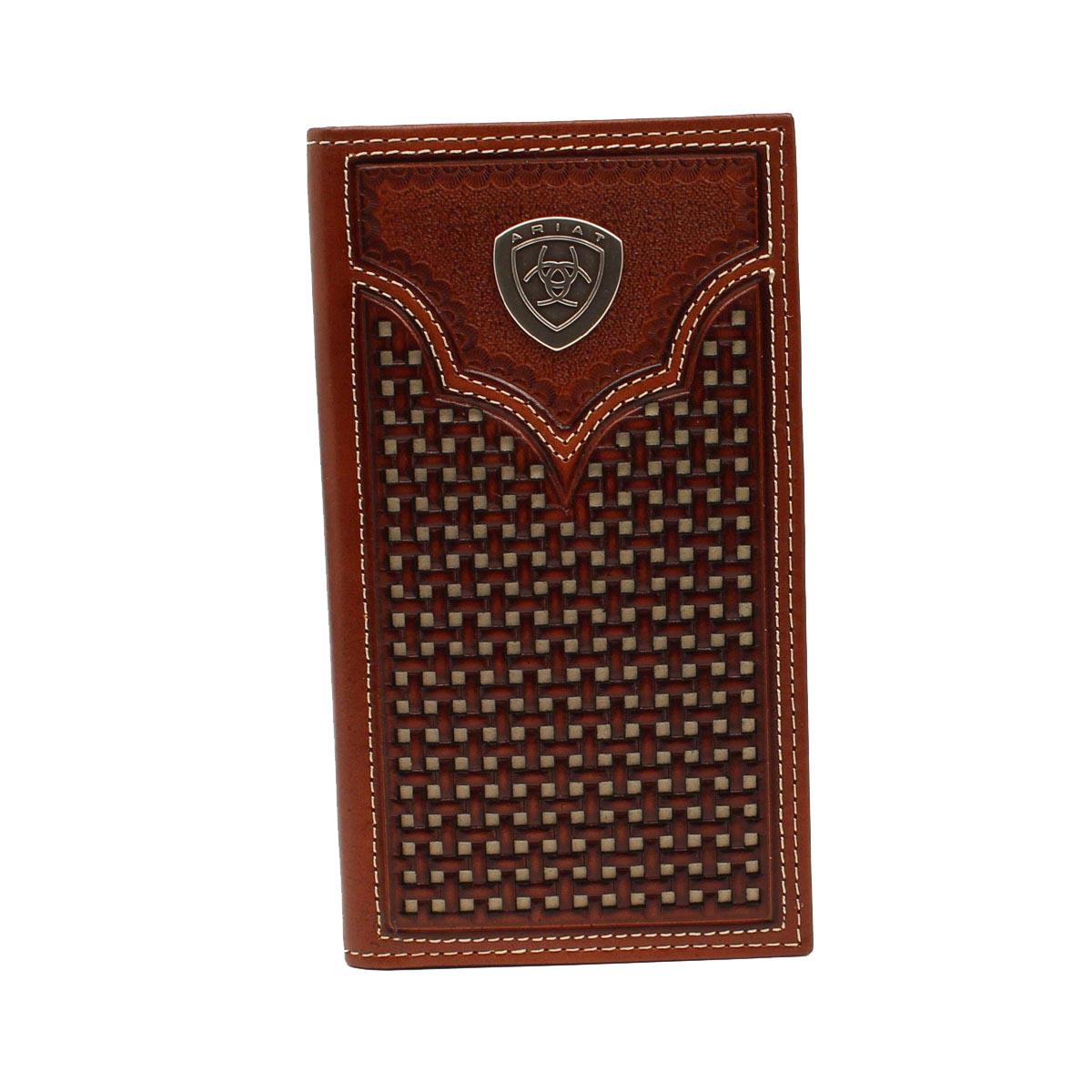 Ariat Basketweave Pierced Brown