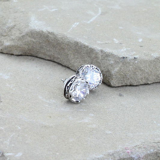 Crystal Barbed Wire Stud