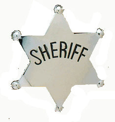 Large Texas Sheriff Star