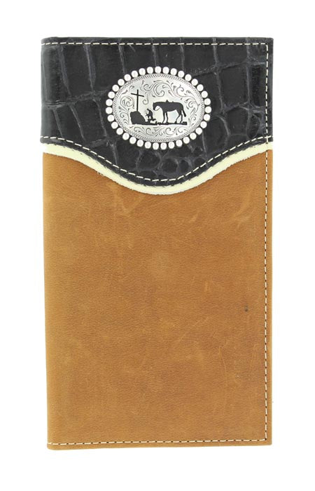 Nocona Croco Style Leather