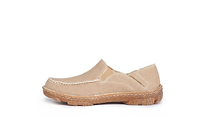 Tony Lama Women's Natural Canvas Slip-On