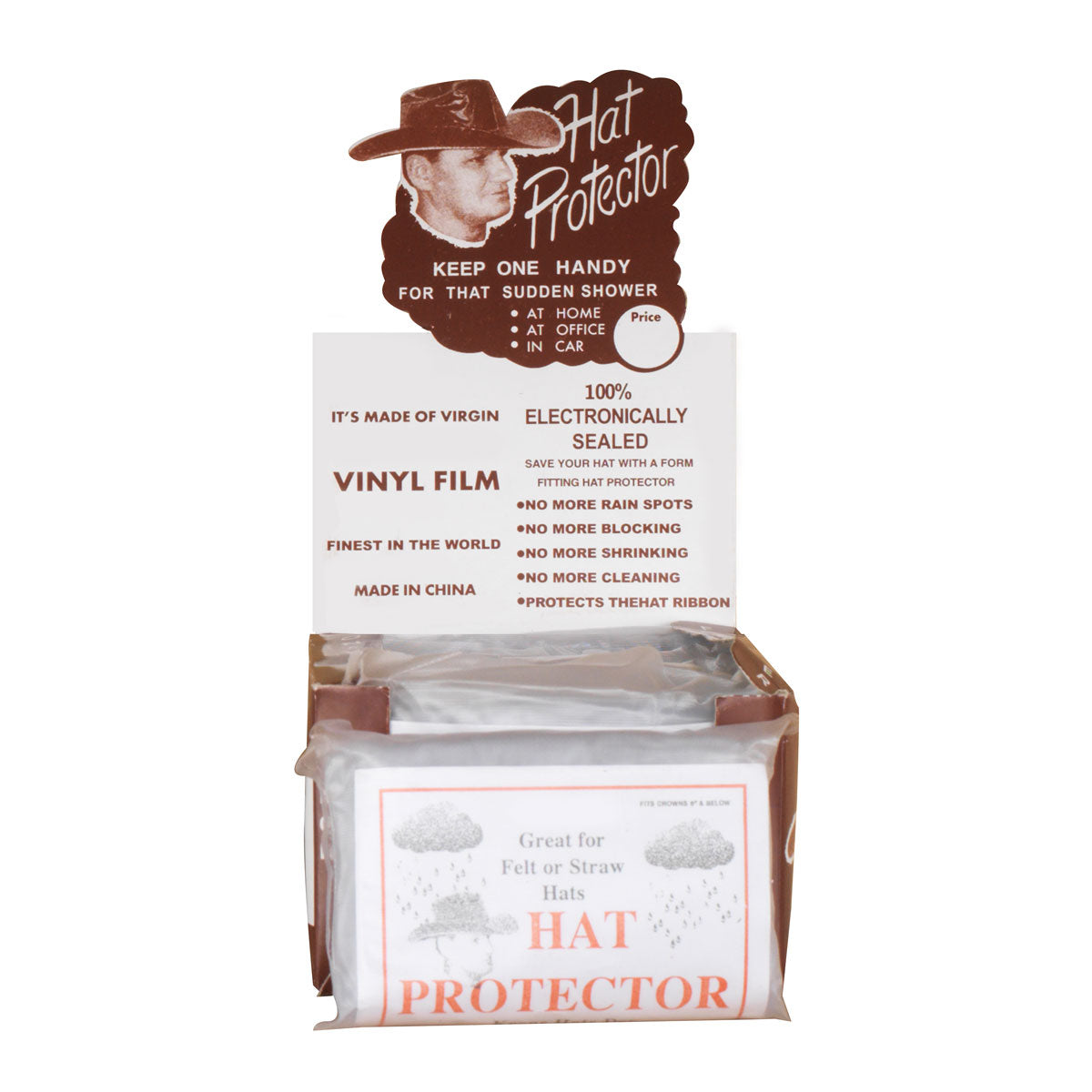 Twister Clear Vinyl Tall Hat Cover – Village Western Wear