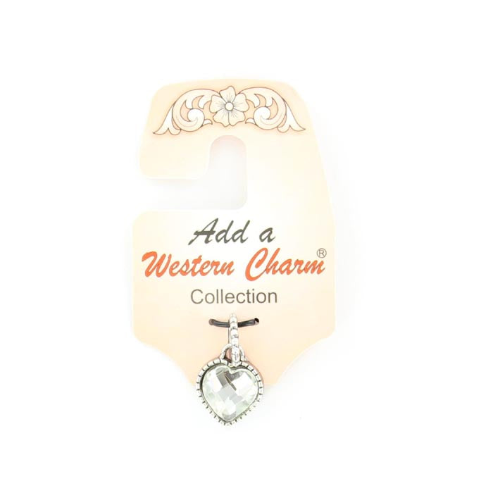 Western Charm Crystal Heart