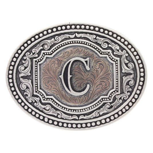 Attitude Two Tone Initial Buckle