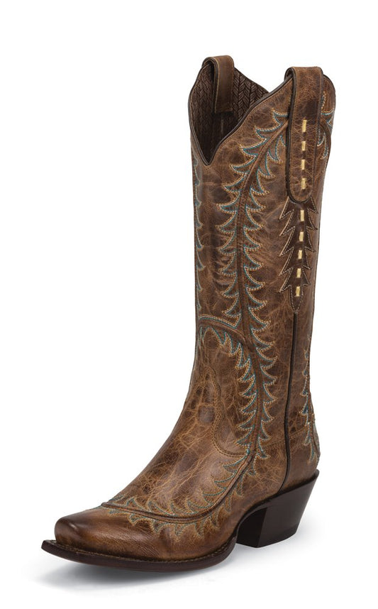 Crazy Tan Western Boot