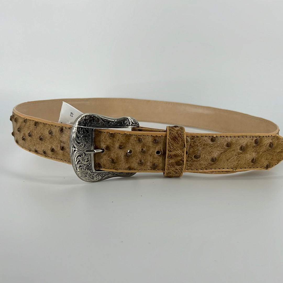 Ostrich Print Belt